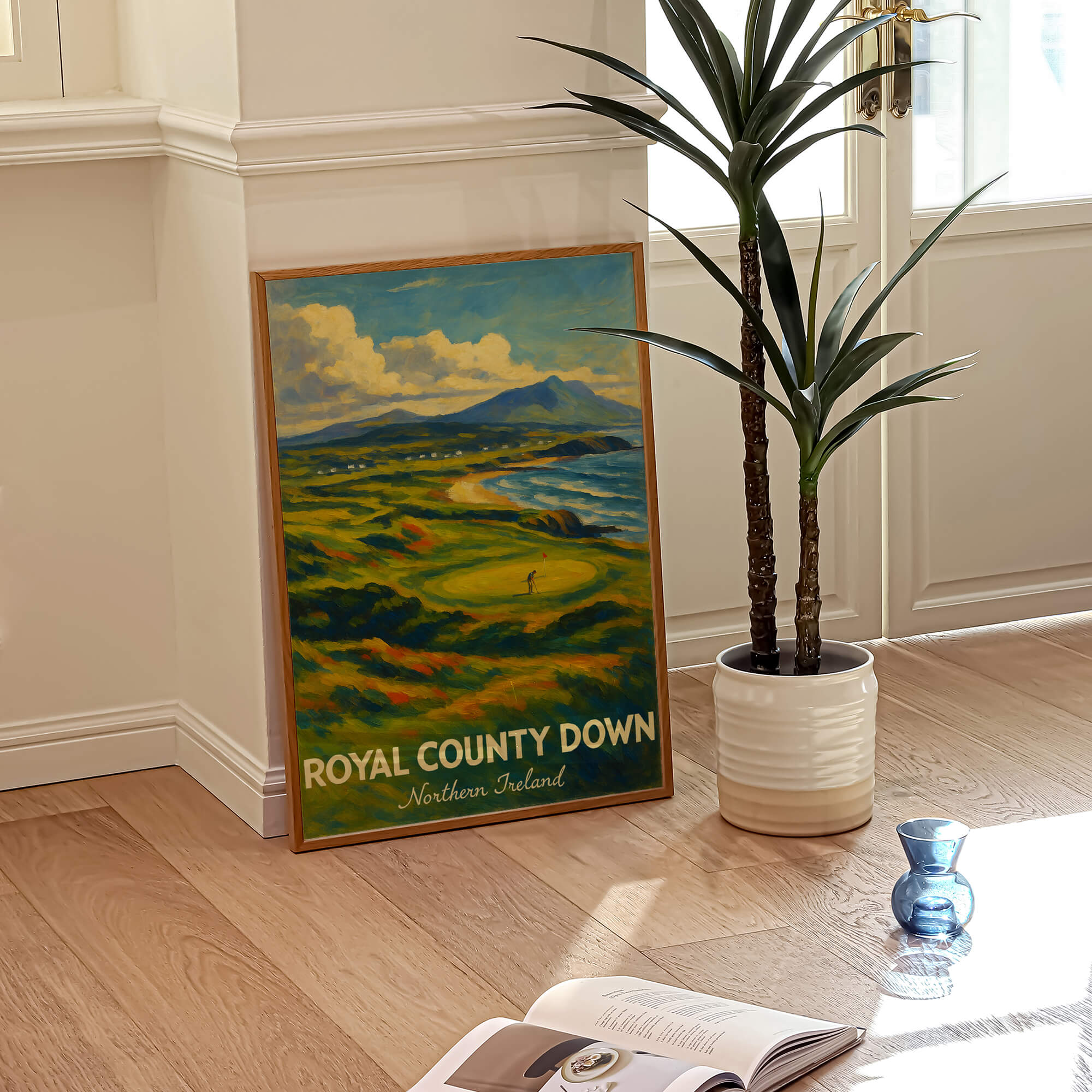 Royal County Down Travel Poster