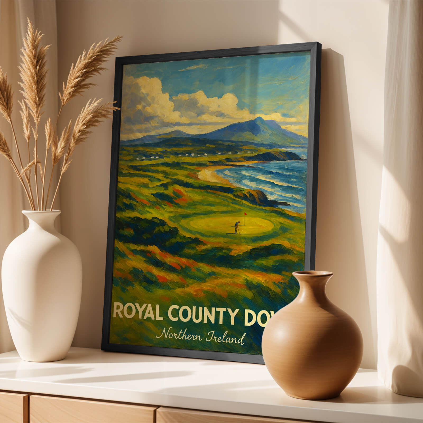 Royal County Down Travel Poster