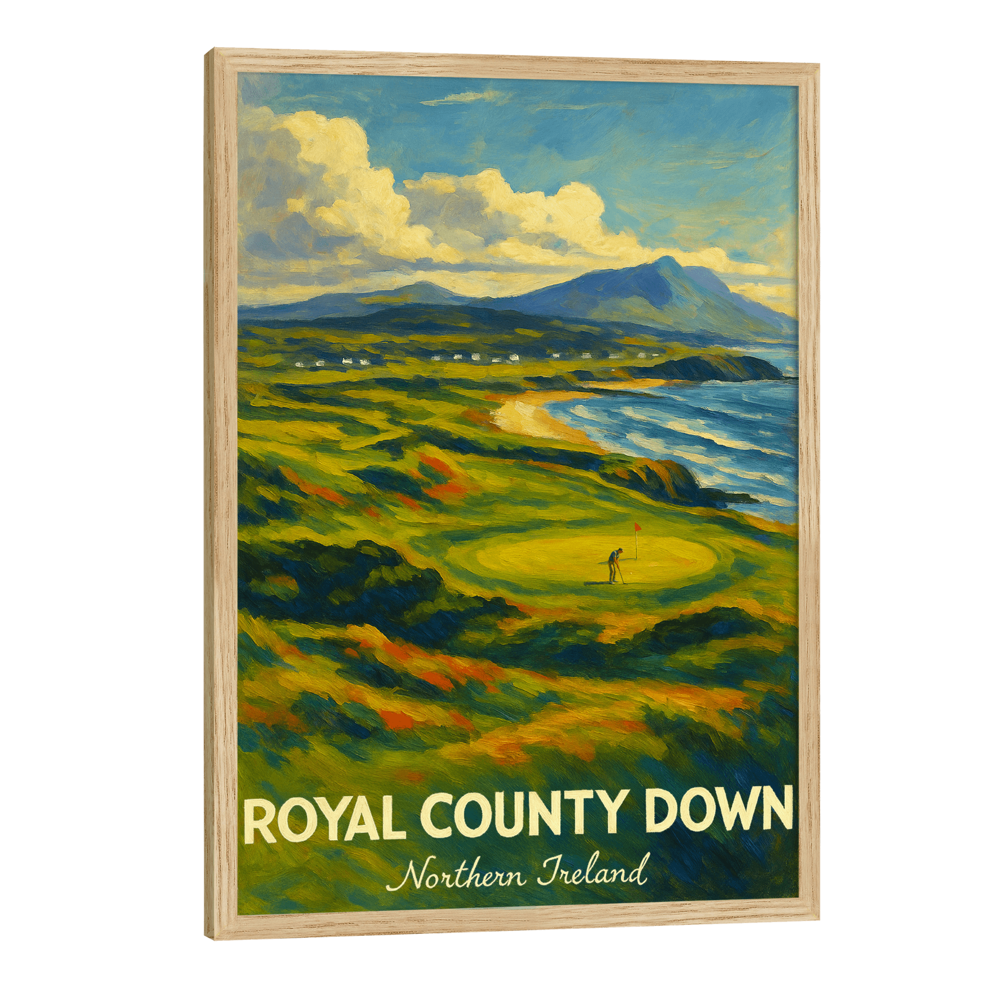 Royal County Down Travel Poster