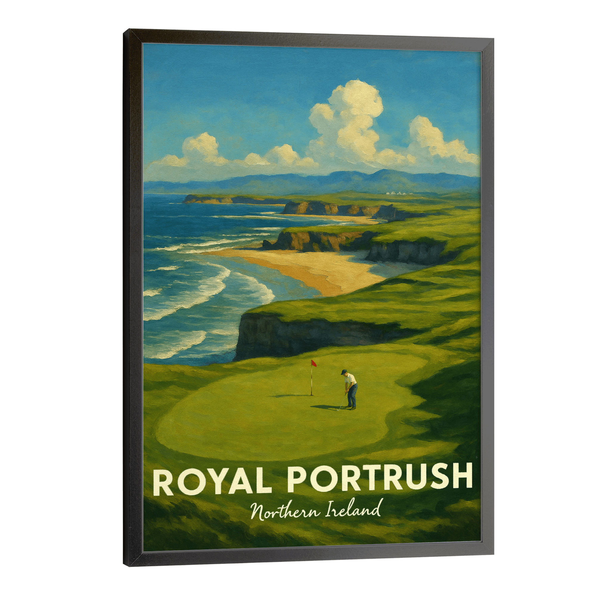 Royal Portrush Travel Poster