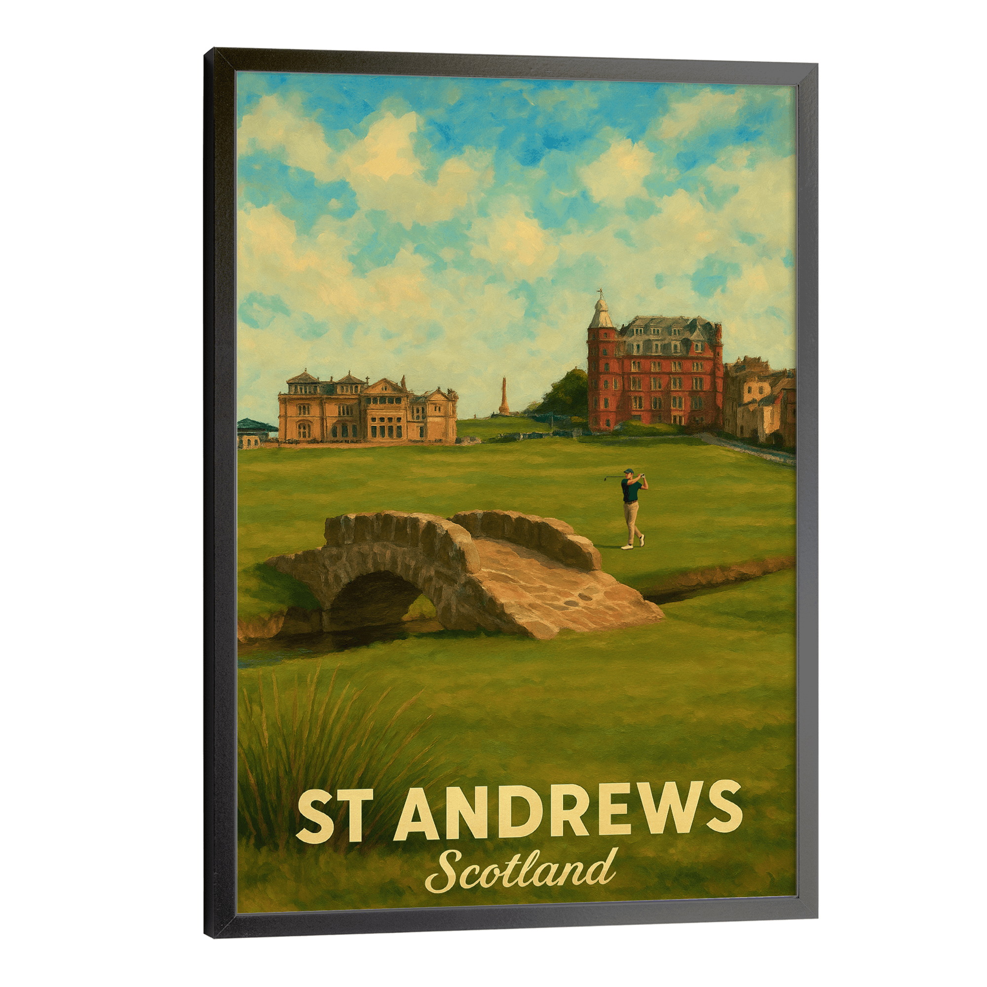 St Andrews Travel Poster