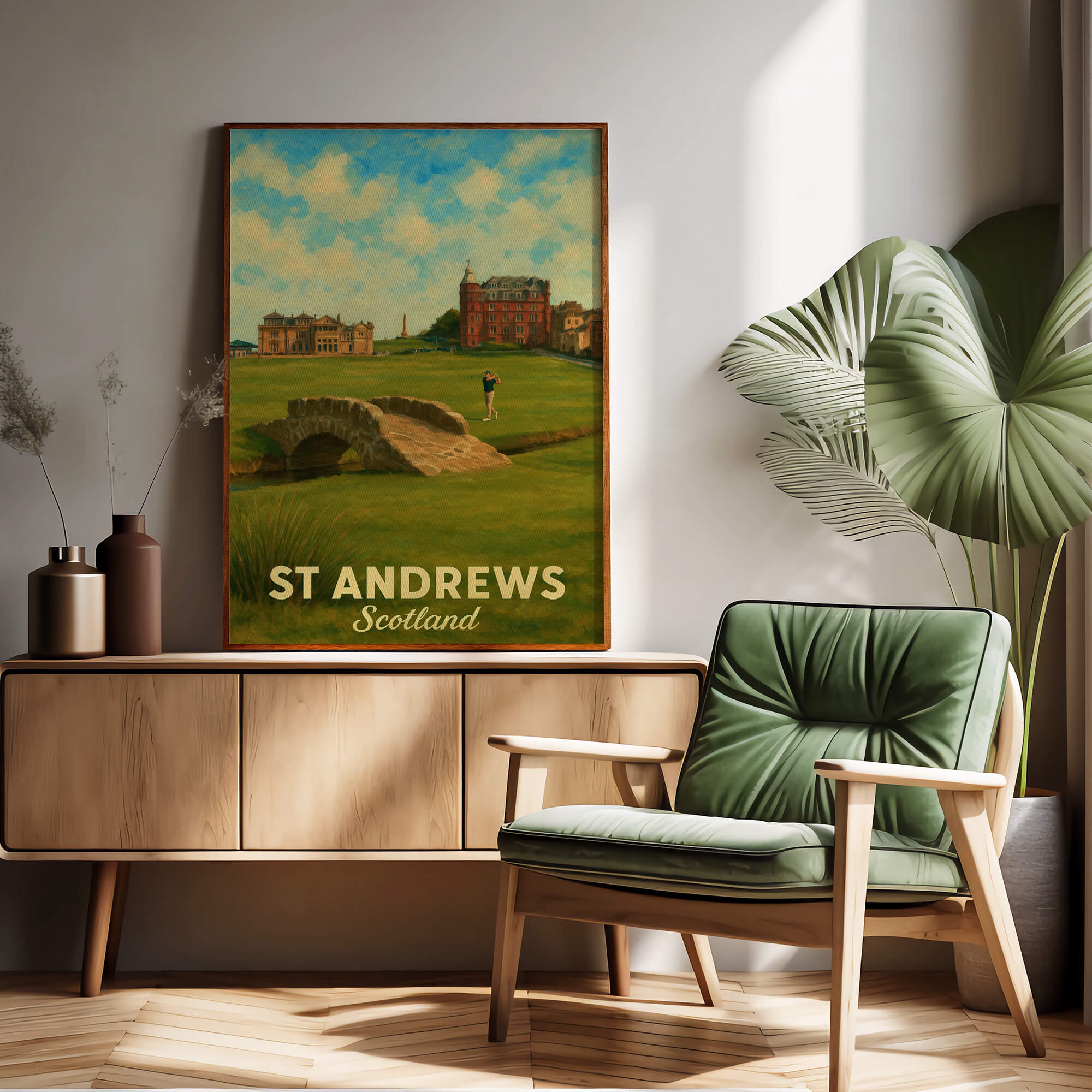 St Andrews Travel Poster