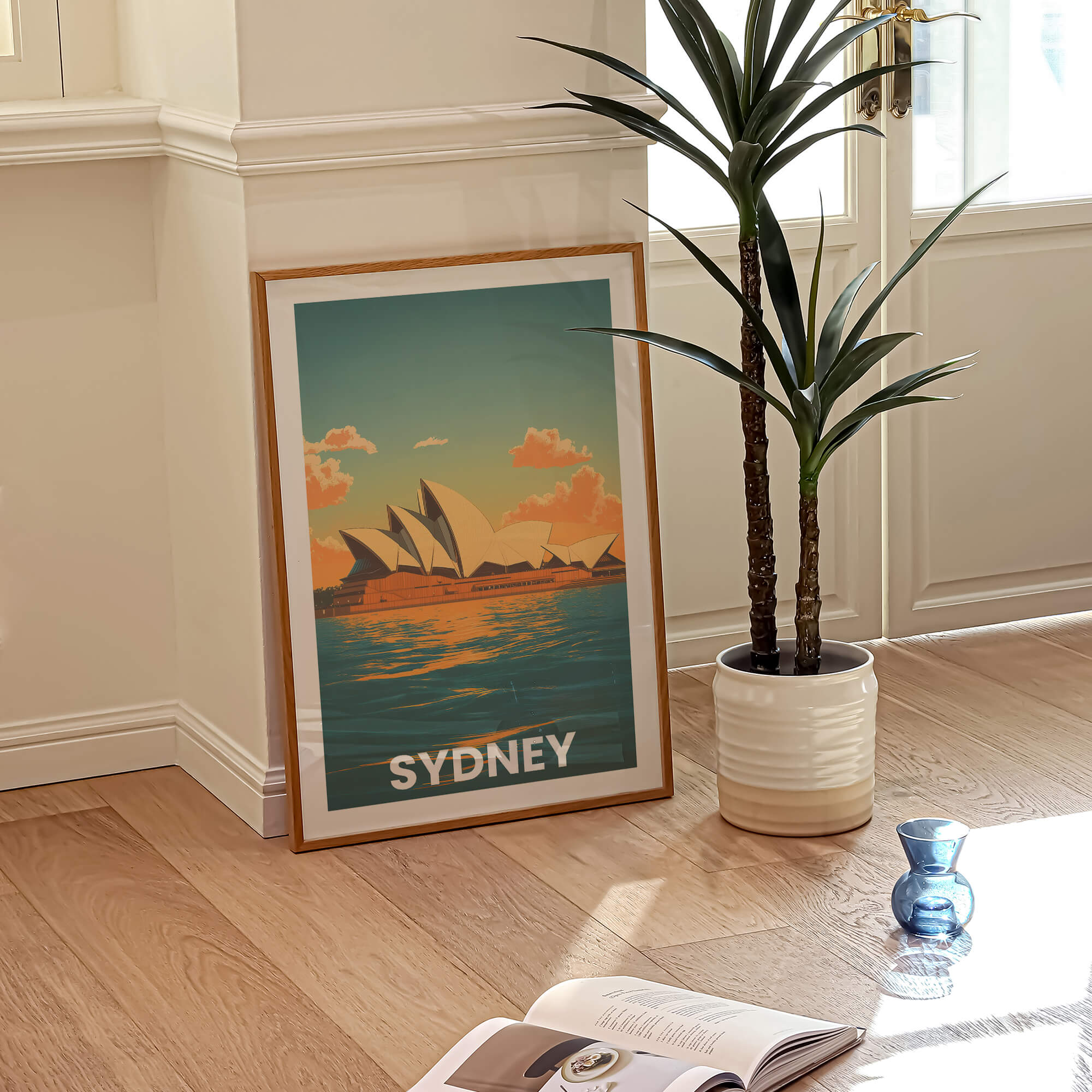Sydney Vintage City Travel Poster