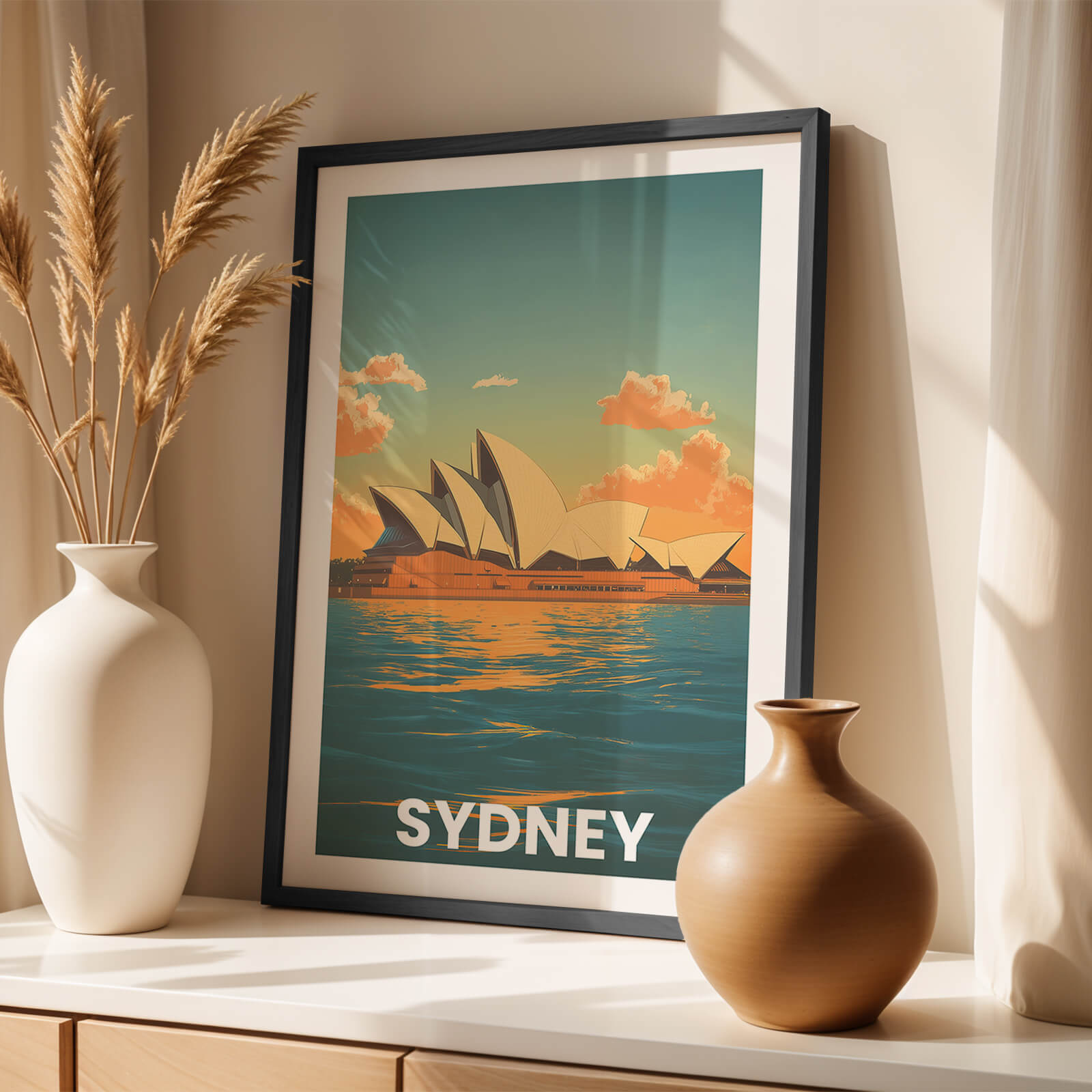 Sydney Vintage City Travel Poster