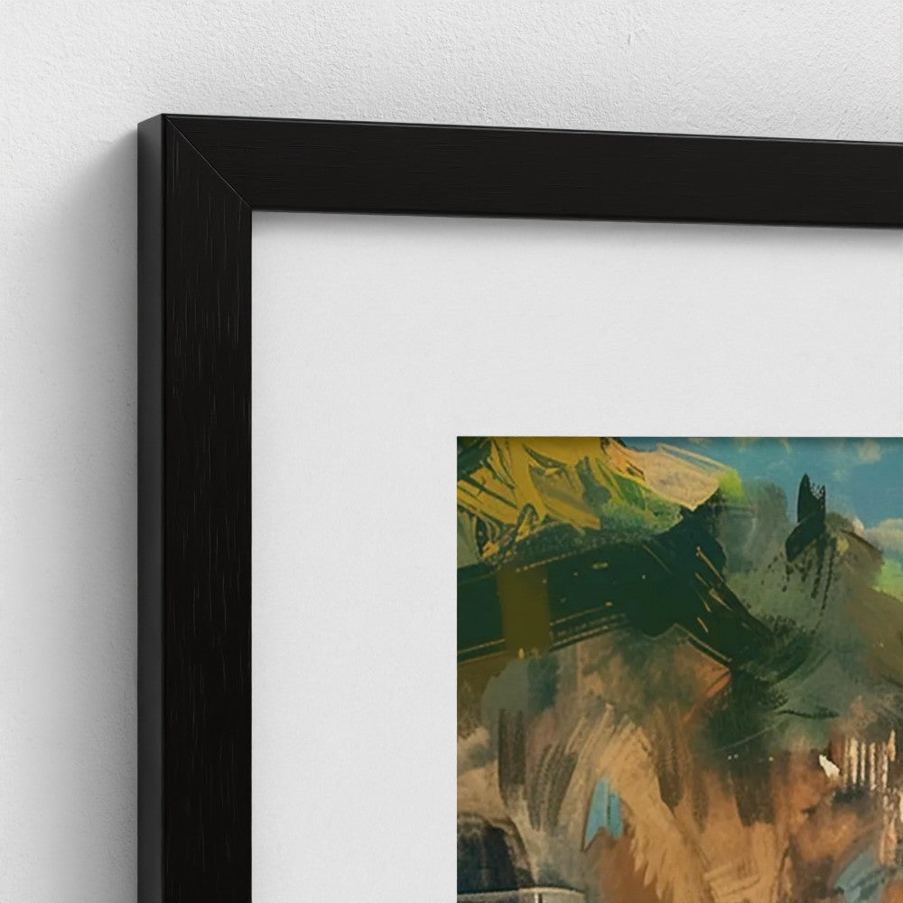 Sunlit Amalfi Waterscape Poster