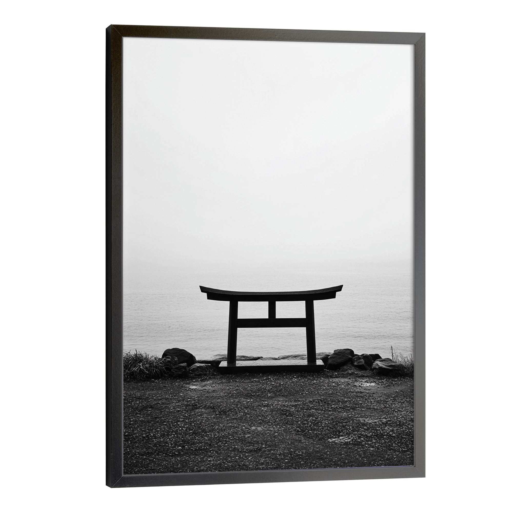 Torii At Dawn Poster