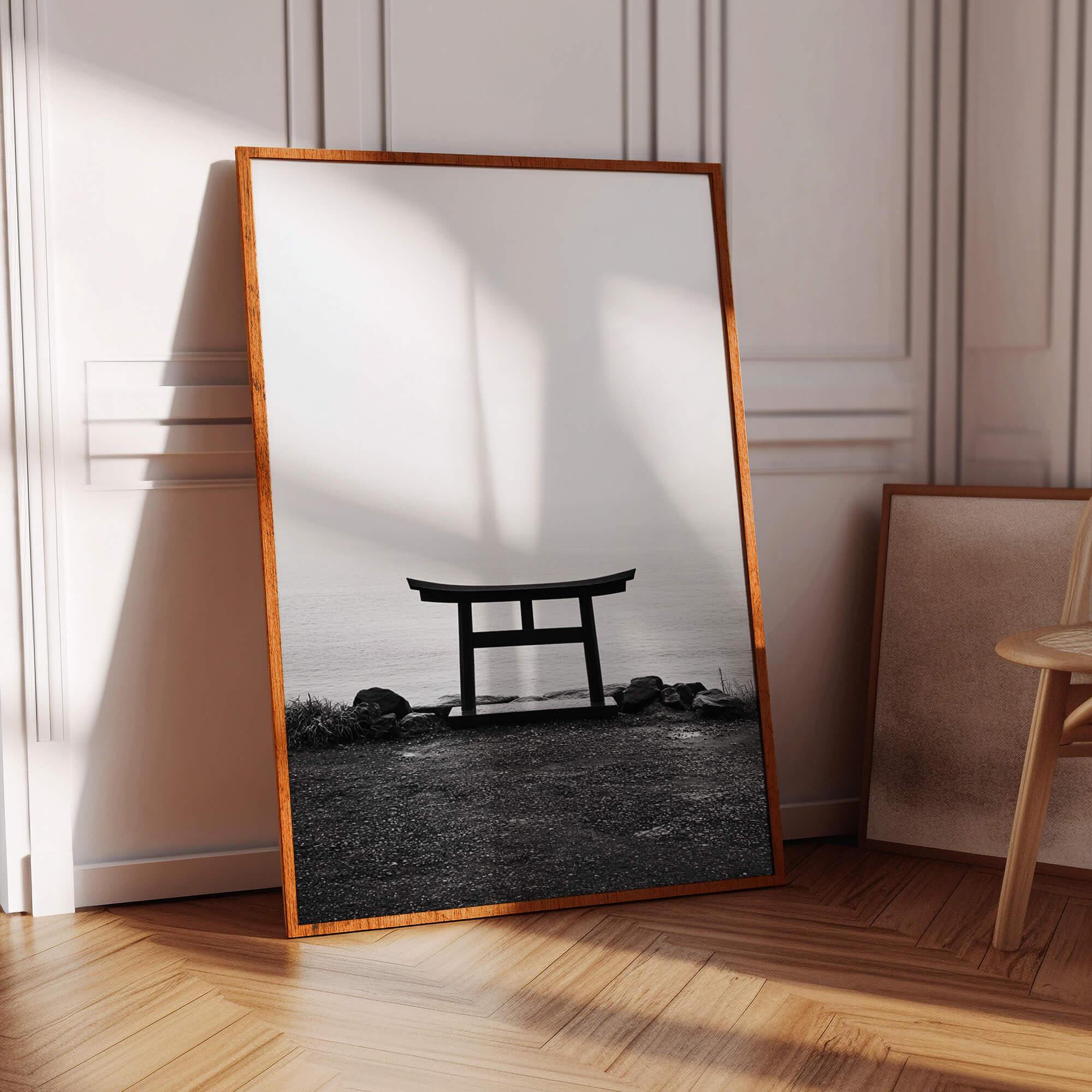 Torii At Dawn Poster