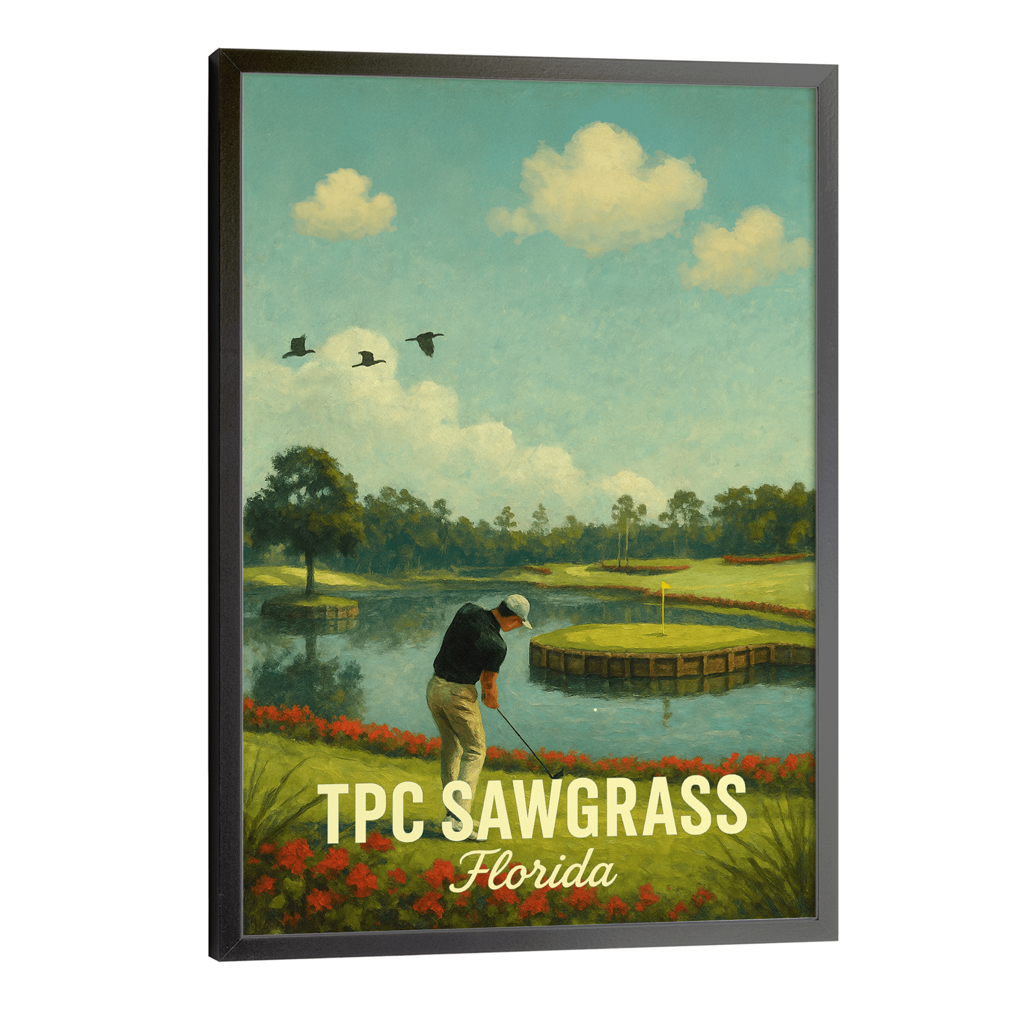 TCP Sawgrass Travel Poster