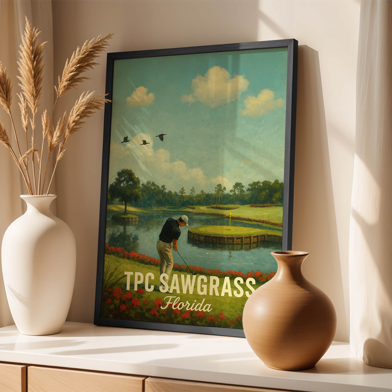 TCP Sawgrass Travel Poster