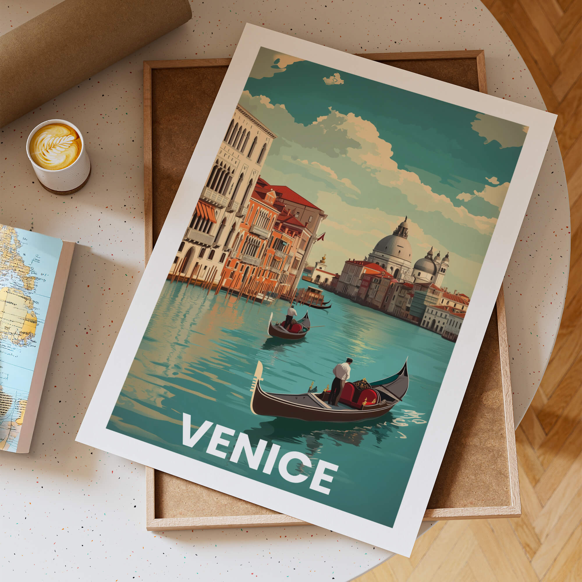 Venice Vintage City Travel Poster