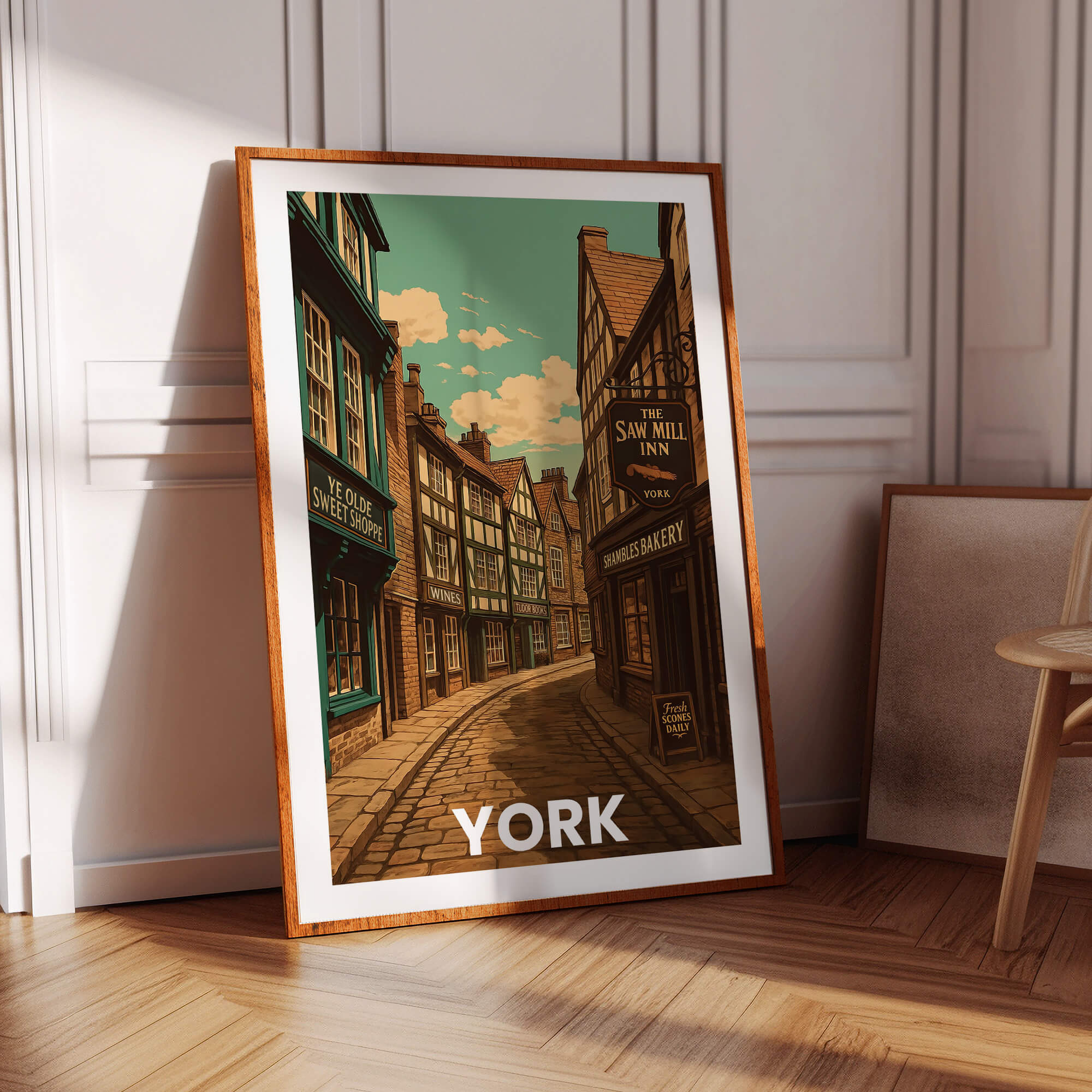 York Vintage City Travel Poster