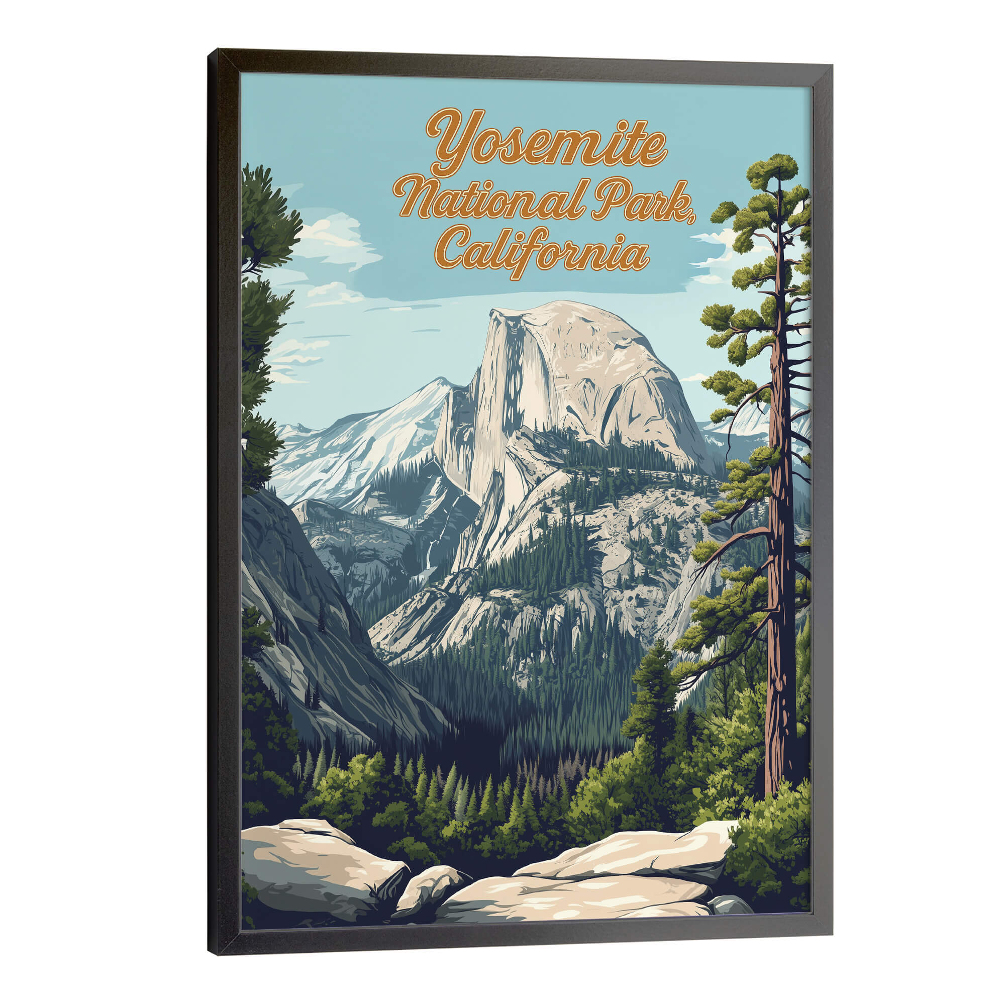 Yosemite National Park Travel Poster