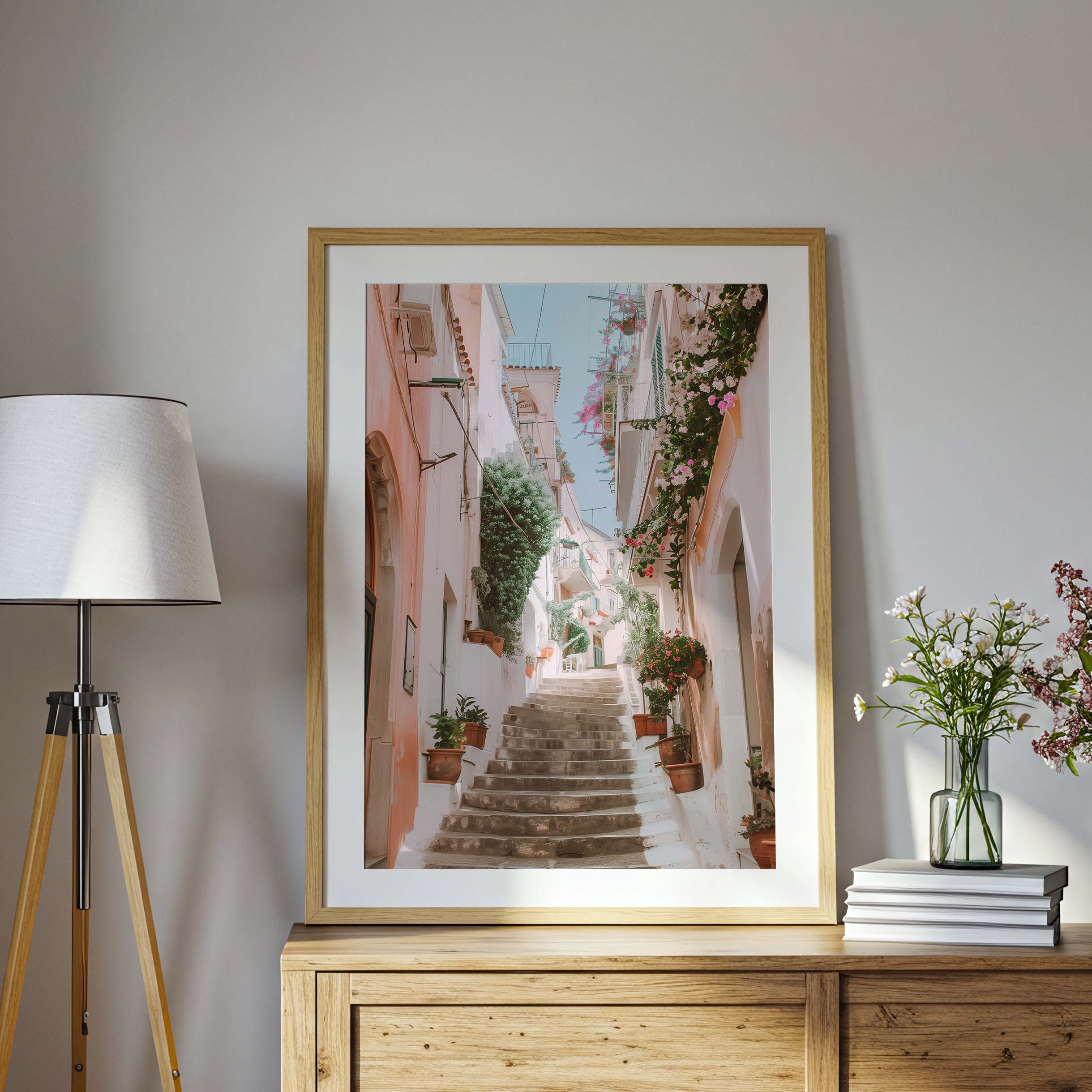 Positano Steps Poster